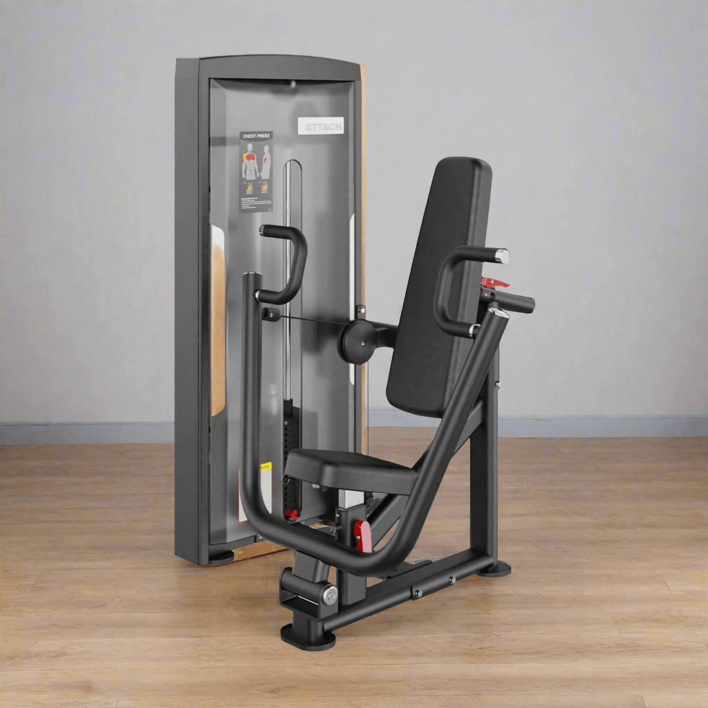 Attack Fitness Chest Press – Ergonomic Commercial Gym Machine