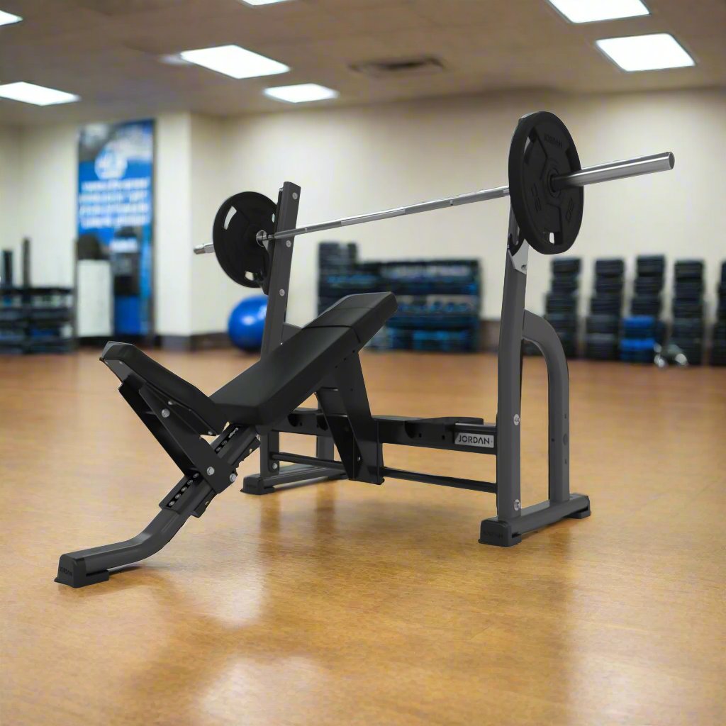 Jordan Fitness Olympic Incline Bench – Durable & Comfortable, UK Made